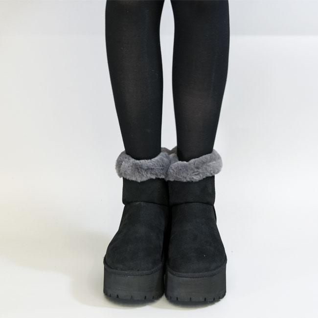 あしながおじさん by ムートンブーツ 厚底ムートン ショートブーツ