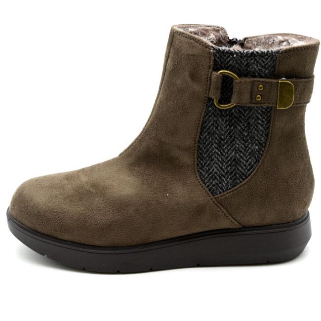 あしながおじさん ブーツ レディース 厚底 ブラック 黒 by ムートン