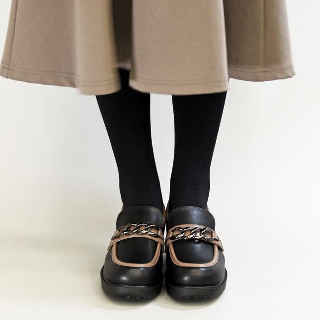 あしながおじさん by 厚底ローファー パンプス ビットローファー 厚底