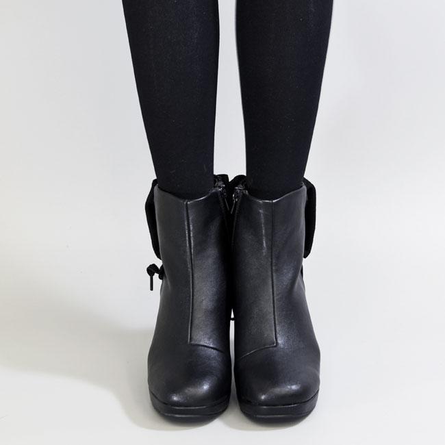 あしながおじさん by 厚底ブーティー ショートブーツ チャンキーヒール