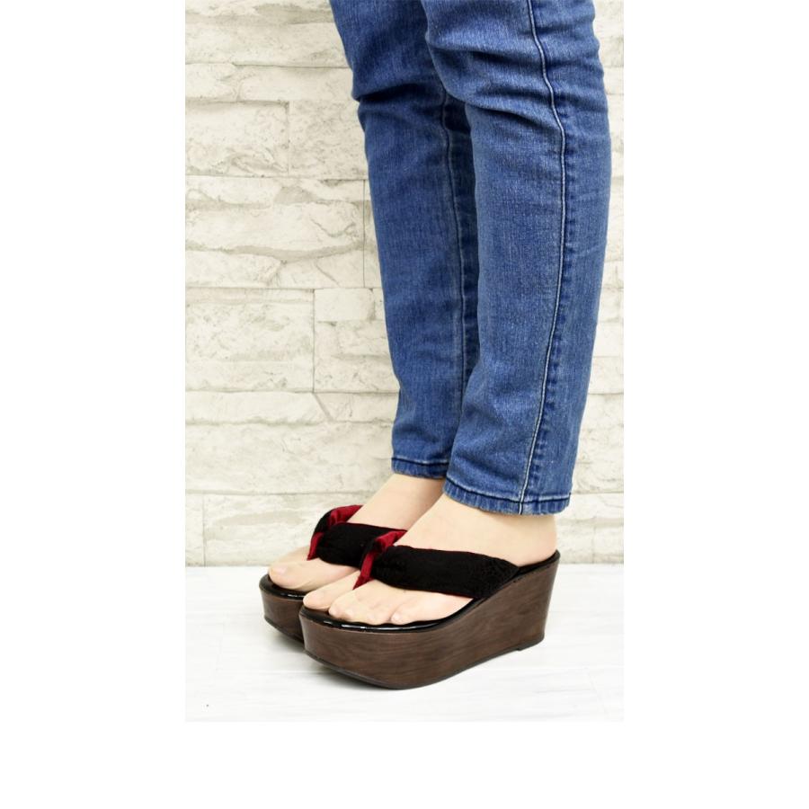 By あしながおじさん 下駄 ゲタ 厚底サンダル ウェッジソール A 靴のibc 通販 Yahoo ショッピング