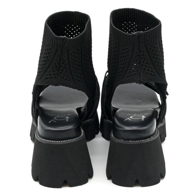 あしながあじさん厚底パンチングブーツサンダル【新品未使用】 セール】厚底メッシュブーツサンダル 8890749（ブーツ）｜by