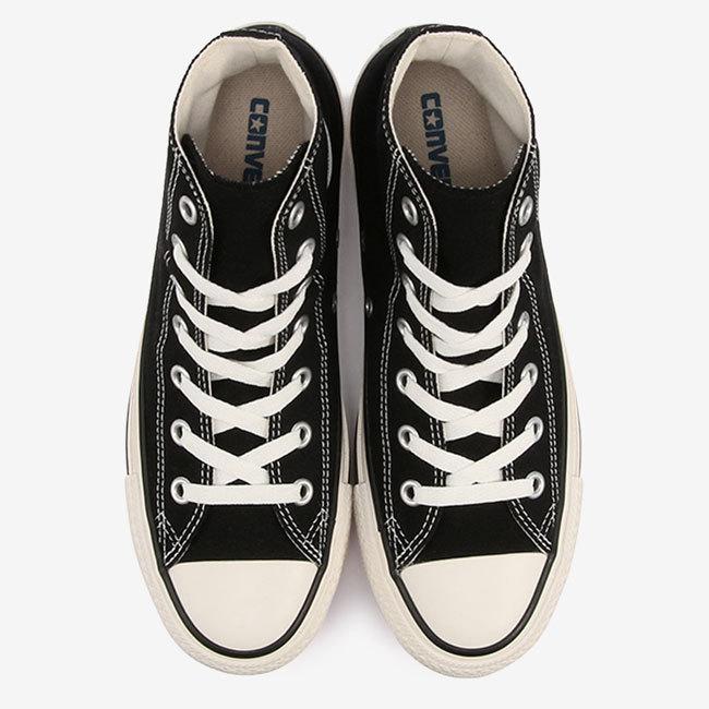 日本製 コンバース オールスター ハイカットスニーカー ブラック US7 1/2 CONVERSE 9/2再入荷 コンバース オールスター US ハイカット