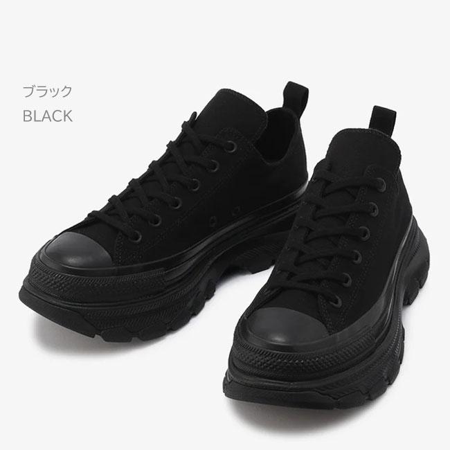 ALL STAR TREKWAVE OX ブラック 厚底スニーカー　23cm CONVERSE コンバース レディース スニーカー 黒 厚底