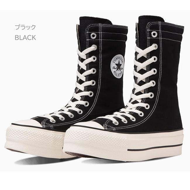 コンバース CONVERSE オールスター (R) リフテッド ニーハイ ALL STAR LIFTED KNEE-HI 厚底スニーカー レディース｜ibc｜02