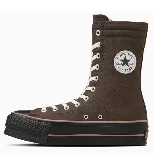 CONVERSE（コンバース） スニーカー レディース 厚底 ブラック 黒