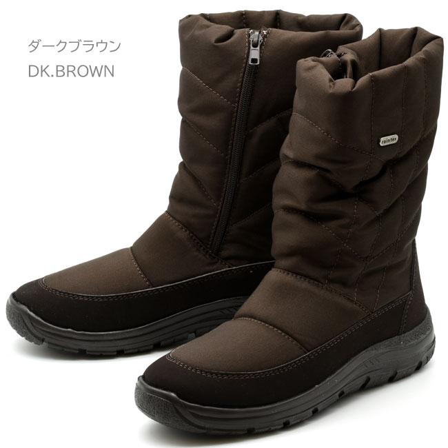 ブーツ レディース 厚底 ブラック 黒 スノーブーツ ボアブーツ rain