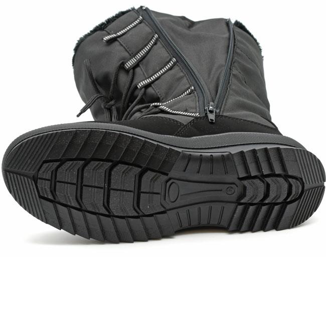 ブーツ レディース 厚底 ブラック 黒 スノーブーツ ボアブーツ rain