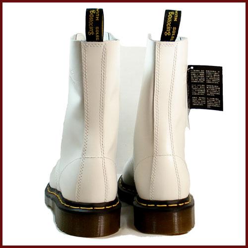 Dr.Martens ドクターマーチン 1490 10ホール ブーツ ホワイト 80s 英国製 DR.MARTENSドクターマーチン 10ホールブーツ 白 UK8