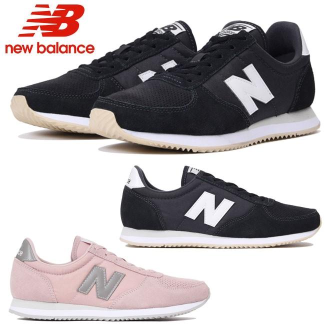 ニューバランス new balance スニーカー スエード レザー レディース ブラック ピンク WL220 TD TE｜ibc