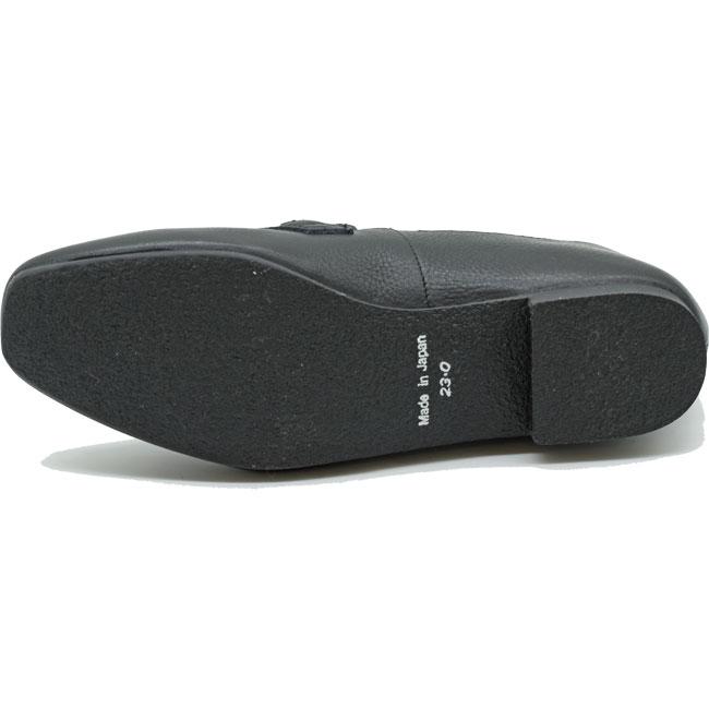 あしながおじさん ビットローファー スクエアトゥ パンプス スリッポン