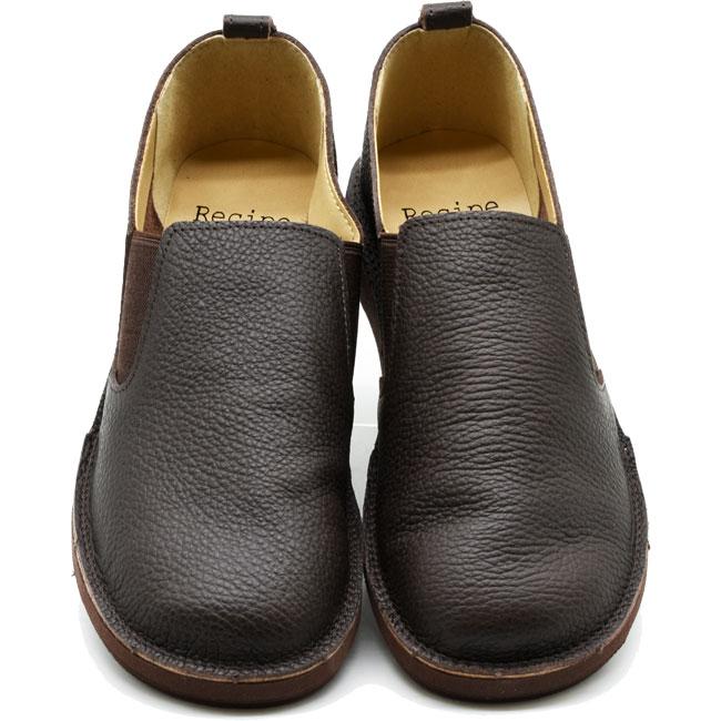 あしながおじさん サイドゴアブーツ ショート丈 スリッポン ゴア