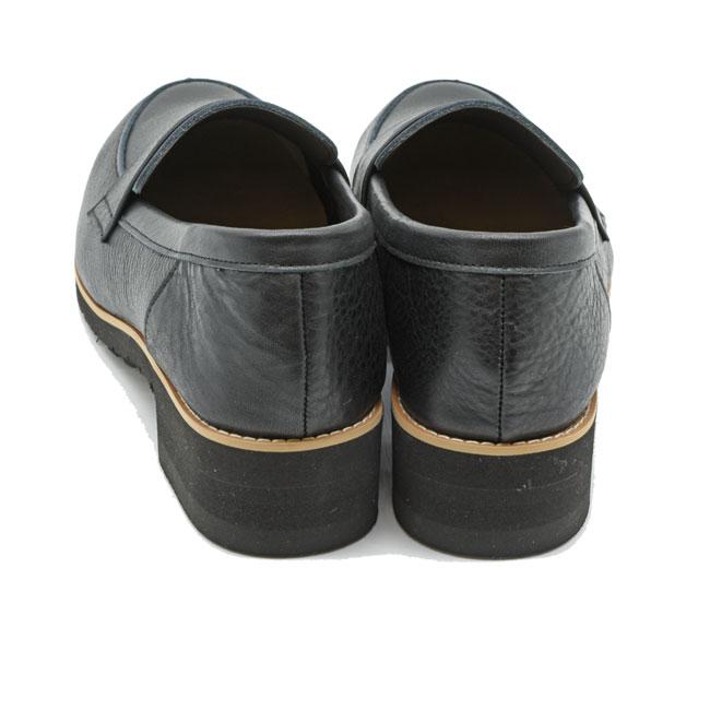 ローファー パンプス 厚底 スリッポン 本革 レザー Recipe レシピ 日本製 レディース RP-309 あしながおじさん コインローファー パンプス 厚底 スリッポン 本革