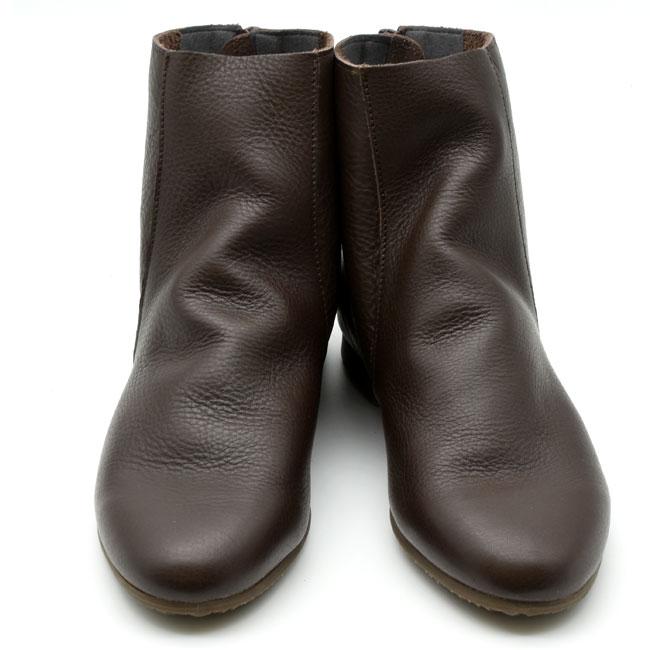 あしながおじさん ブーツ レディース 厚底 ブラック 黒 ショートブーツ