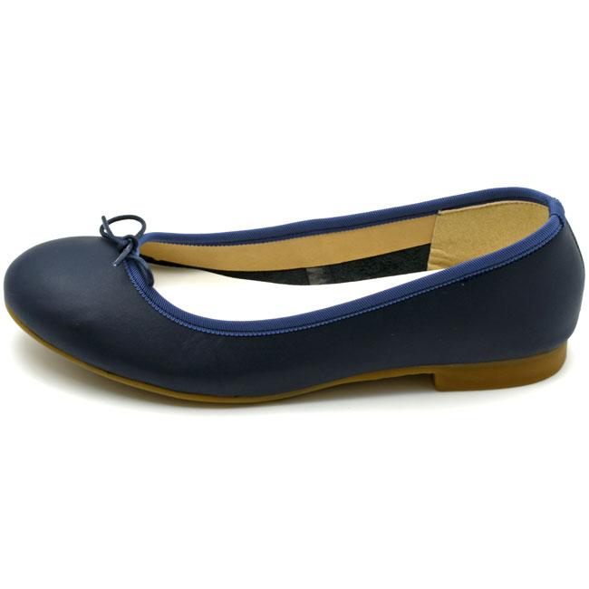 バレエシューズ ラウンドトゥ パンプス 本革 レザー Recipe レシピ