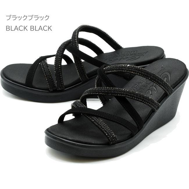 SKECHERS スケッチャーズ 厚底サンダル ミュール レディース