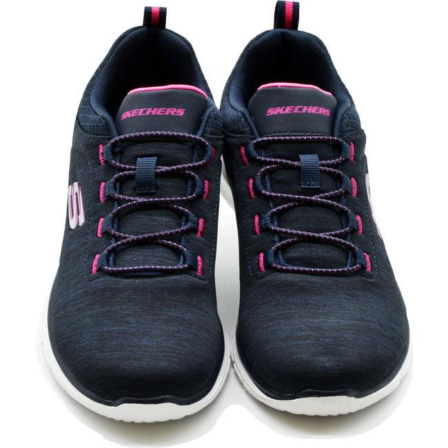 スケッチャーズ   88888132-NVHP ネイビー/ホットピンク SKECHERS（スケッチャーズ） スリッポン レディース スニーカー