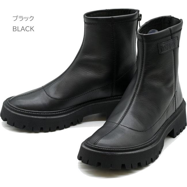ヨースケ YOSUKE ショートブーツ 厚底ブーツ 本革 レザー レディース 22.5-24.5 全2色 1000093