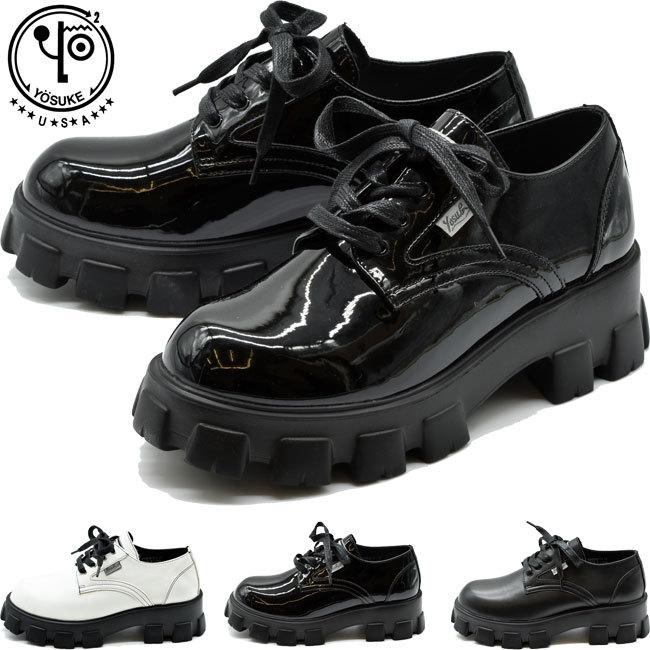 YOSUKE（ヨースケ） レースアップシューズ 厚底パンプス ハイソール