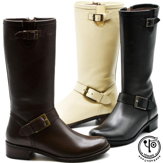 YOSUKE（ヨースケ） エンジニアブーツ ロングブーツ 本革 レザー