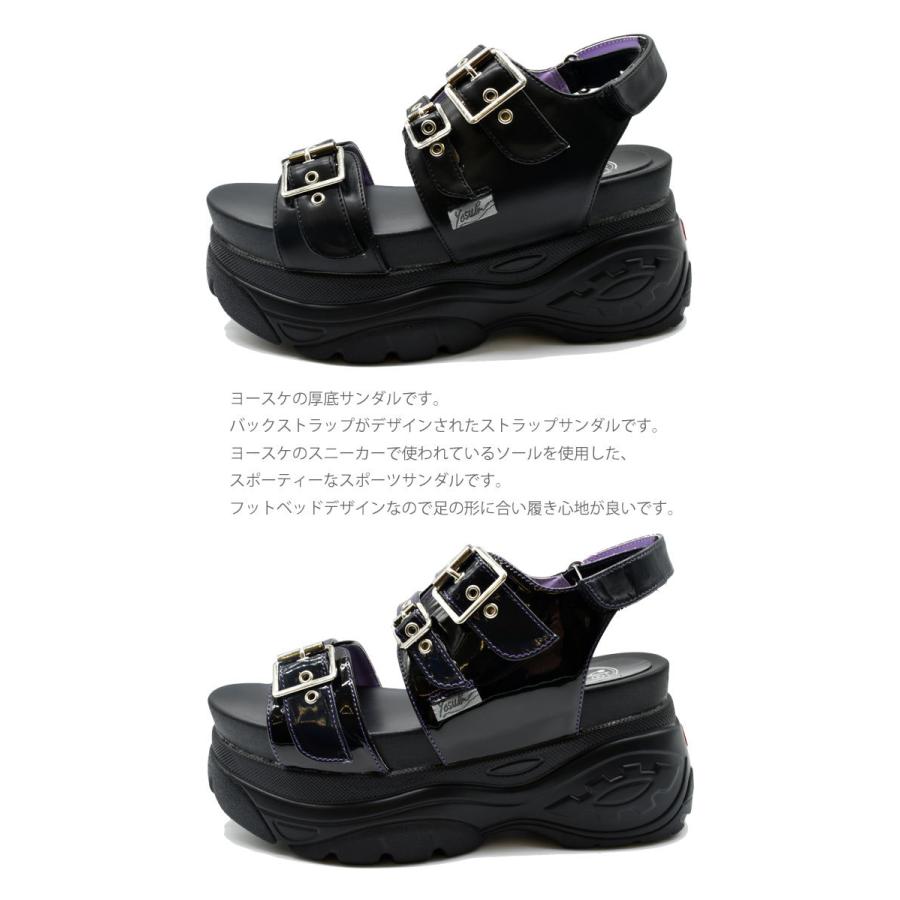 YOSUKE（ヨースケ） 厚底サンダル ストラップ スポーツサンダル