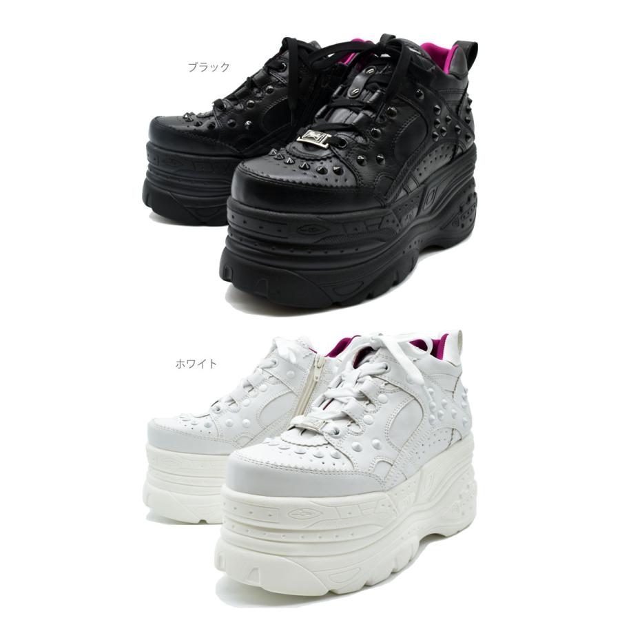 ヨースケ YOSUKE 厚底スニーカー レースアップ ハイソール レディース 2601058 YOSUKE（ヨースケ） スニーカー レディース 厚底 ブラック 黒 厚底