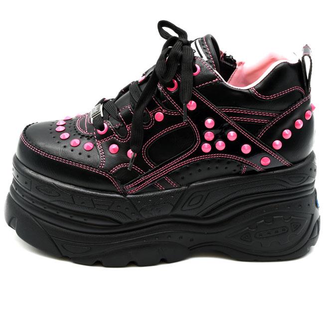 YOSUKE ヨースケ 厚底スニーカー レースアップ ハイソール