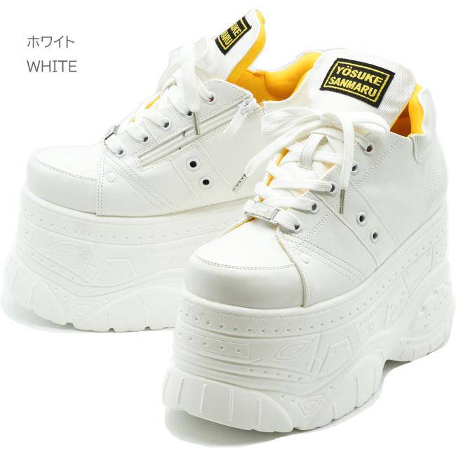 YOSUKE スニーカー レディース 厚底 ブラック 黒 ヨースケ 厚底