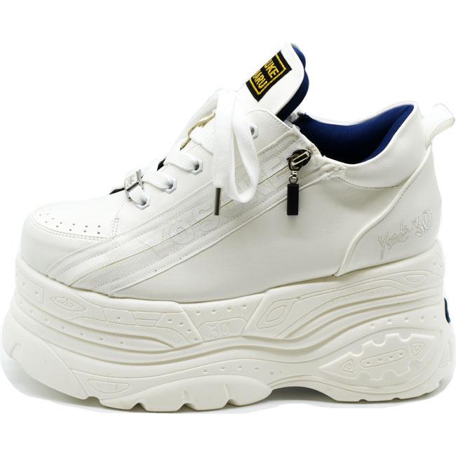 ヨースケ YOSUKE 厚底スニーカー レースアップ ハイソール レディース