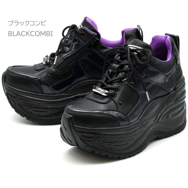 YOSUKE（ヨースケ） スニーカー レディース 厚底 ブラック 黒 厚底