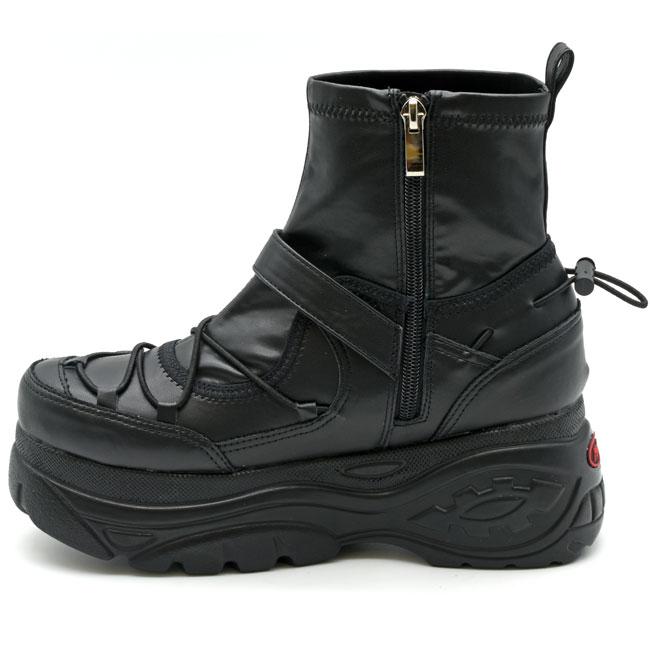 YOSUKE（ヨースケ） ブーツ レディース 厚底 ブラック 黒 厚底ブーツ