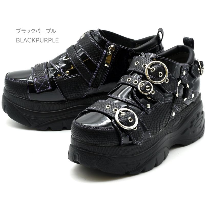 YOSUKE（ヨースケ） スニーカー レディース 厚底 ブラック 黒 厚底