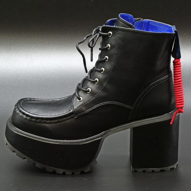 YOSUKE（ヨースケ） メンズ ブーツ スニーカー 厚底 ブラック 黒