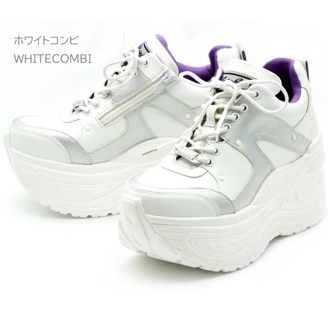 ヨースケ YOSUKE 厚底スニーカー レースアップ ハイソール メンズ 26 27 28 黒 白 2608146 YOSUKE（ヨースケ） メンズ ブーツ スニーカー 厚底 ブラック 黒 厚底