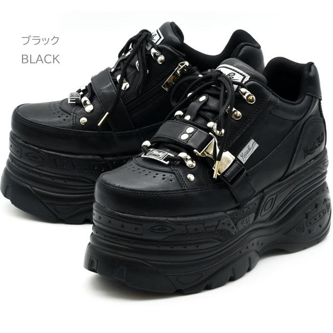 よしのすけ YOSUKE ヨースケ 厚底スニーカー レースアップ ハイソール