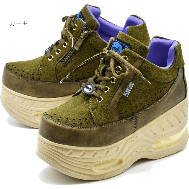 YOSUKE ヨースケ 厚底スニーカー レースアップ ハイソール