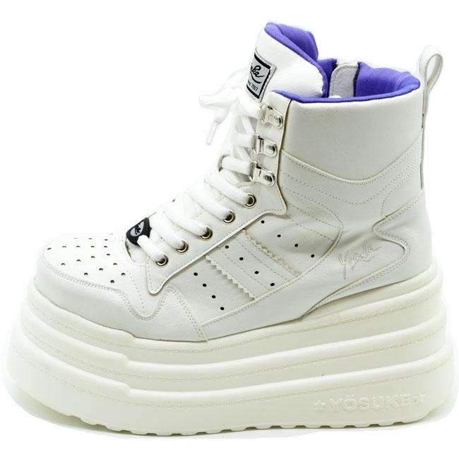 YOSUKE ヨースケ 厚底スニーカー 厚底ブーツ レースアップ