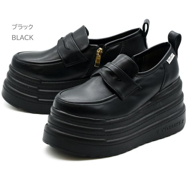 YOSUKE（ヨースケ） パンプス レディース 厚底 ブラック 黒 厚底