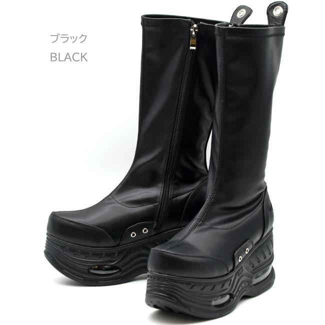 YOSUKE（ヨースケ） ブーツ レディース 厚底 ブラック 黒 厚底ブーツ