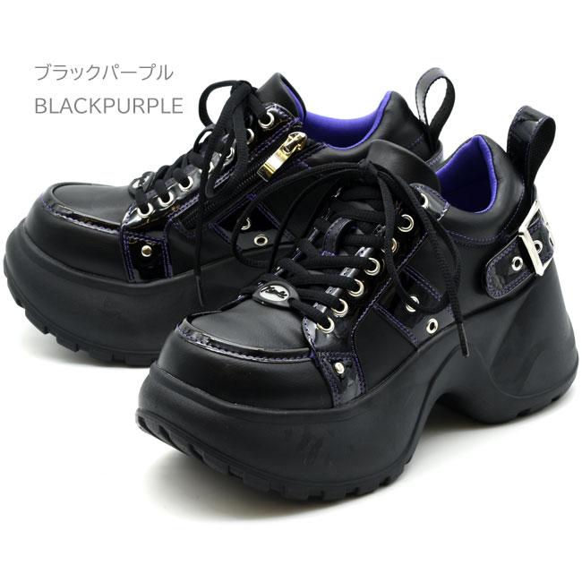 YOSUKE（ヨースケ） スニーカー レディース 厚底 黒 白 厚底スニーカー