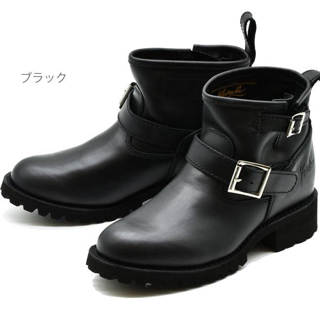 極美品　yosuke　ヨースケ　エンジニアブーツ　ベルト　ダメージ加工　23　黒 YOSUKE（ヨースケ） エンジニアブーツ ダメージ 加工 レザー ベリー