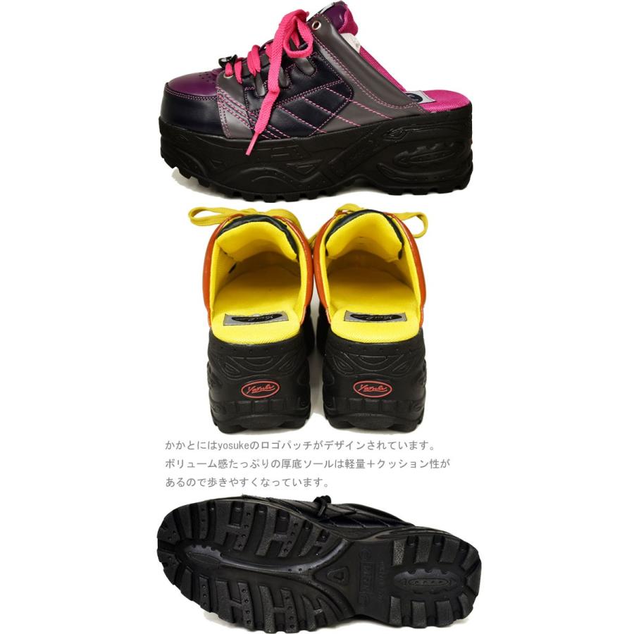YOSUKE（ヨースケ） 別注 厚底 スニーカー 厚底 サボ シューズ 2800431