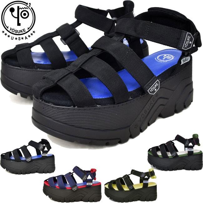 ヨースケ 厚底 サンダル メンズ Yosuke スポーツサンダル 厚底サンダル ハイソール Y 靴のibc 通販 Yahoo ショッピング