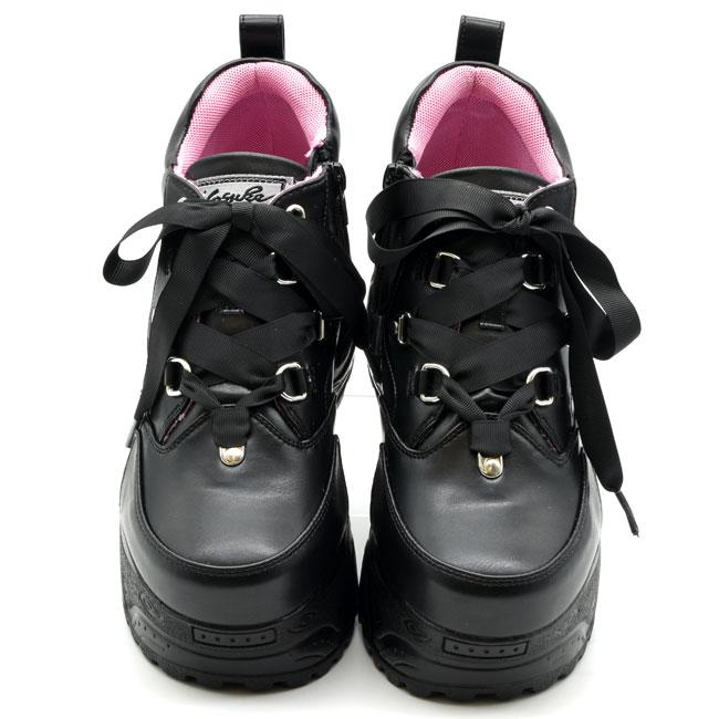 YOSUKE（ヨースケ） スニーカー レディース 厚底 ブラック 黒 厚底