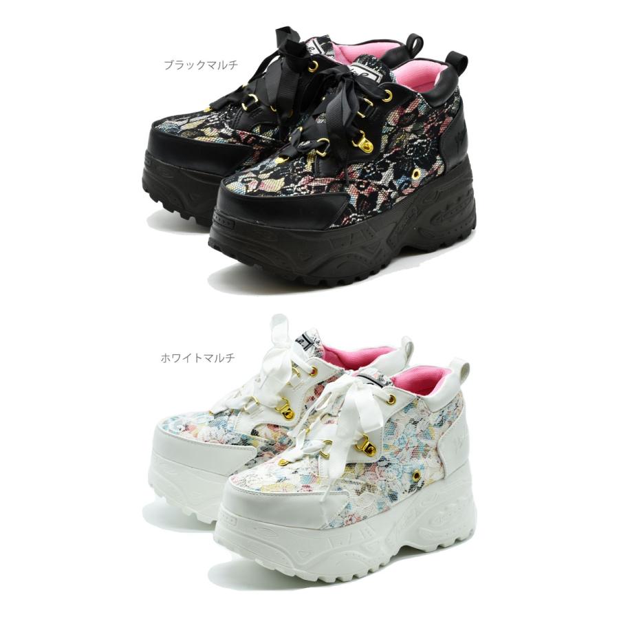 YOSUKE（ヨースケ） スニーカー レディース 厚底 ブラック 黒 厚底