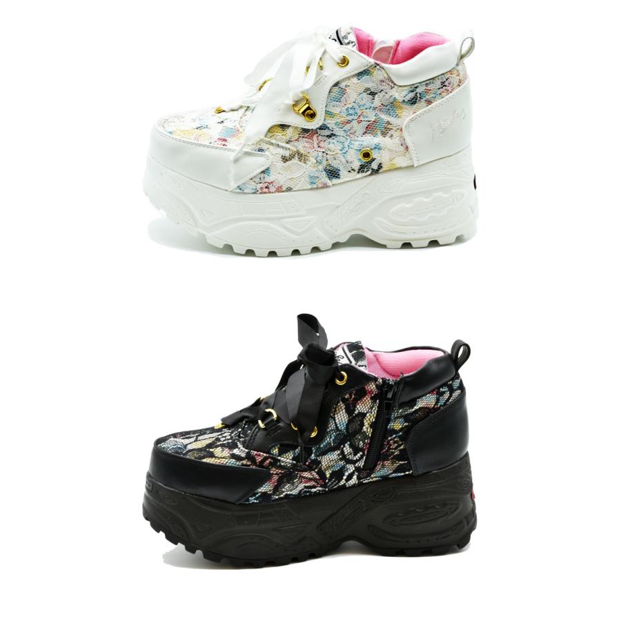 YOSUKE（ヨースケ） スニーカー レディース 厚底 ブラック 黒 厚底