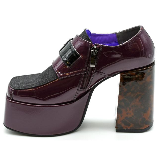 YOSUKE ヨースケ 厚底パンプス ベルテッドシューズ チャンキー