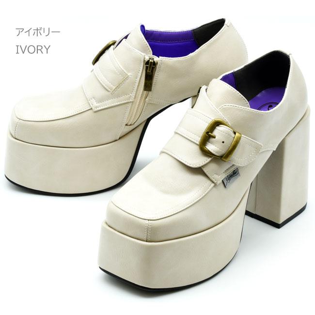 YOSUKE ヨースケ 厚底パンプス ベルテッドシューズ チャンキー