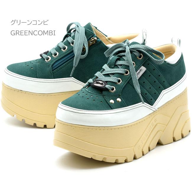 YOSUKE（ヨースケ） スニーカー レディース 厚底 ブラック 黒 厚底