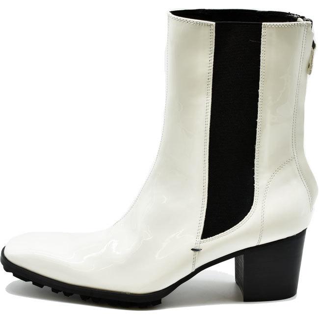 送料込み 27cm yosuke ロングノーズブーツ 型押しクロコダイル ibc_y-3300059